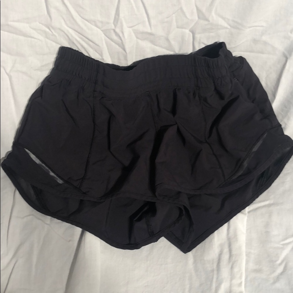 Black lululemon shorts